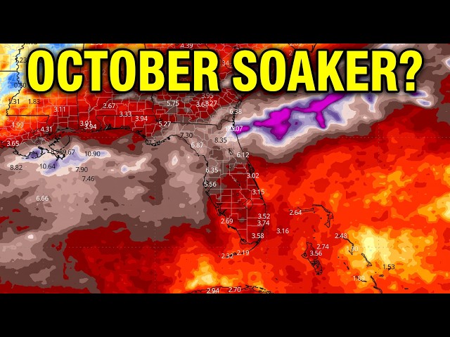 RAIN RETURNS to Florida: Tracking Deep Tropical Moisture & October Forecast ☔️