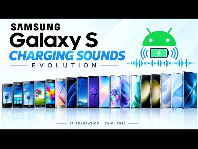 Samsung Galaxy S Charging Sound Evolution (2010–2026) 🔋#SamsungGalaxy #GalaxyS #Samsung