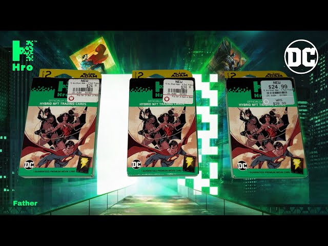 3 DC | Hro Chapter 2: 4-Pack Premium Booster Boxes Unboxing #3 | Hybrid NFT Trading Cards