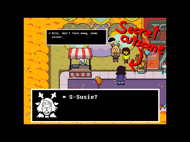 All Ferris wheel cutscenes and secrets in DELTARUNE ch5