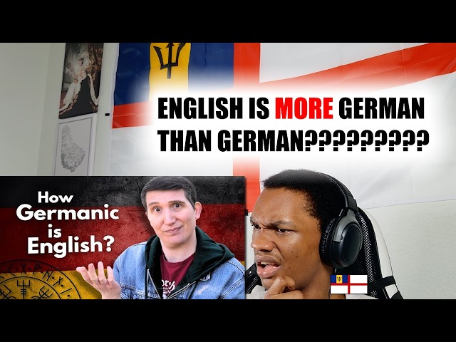 British Caribbean reacts to Is English really a Germanic language robswords reaction