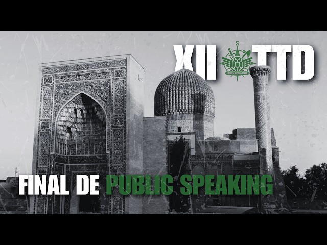 Final de Public Speaking do XII Torneio Temático de Debates - Geografia do Sul Global