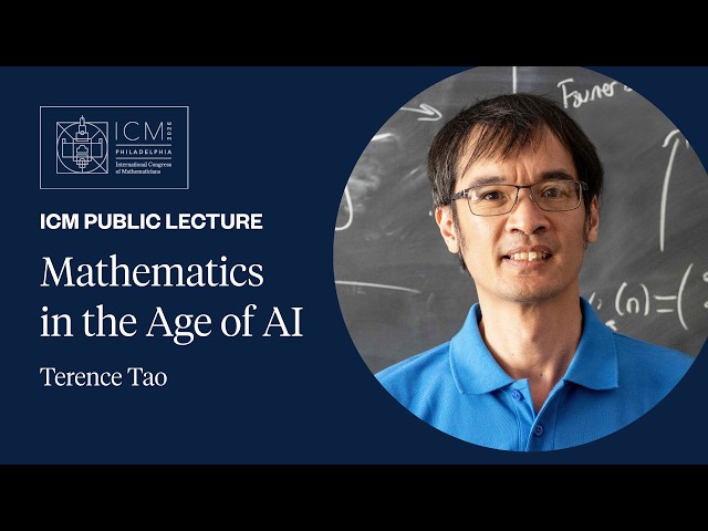 ICM 2026 Public Lectures - Terence Tao