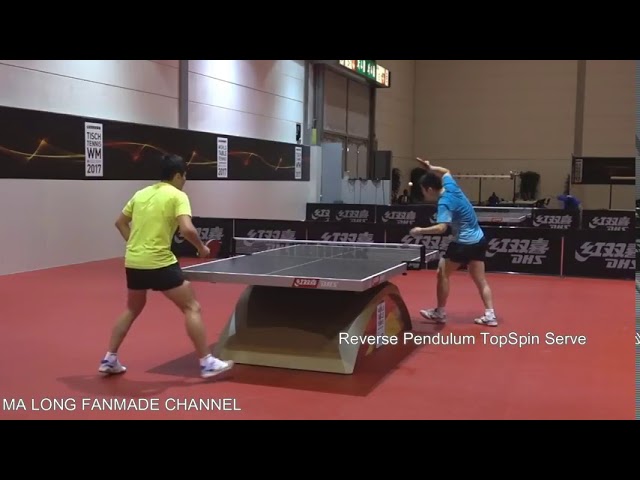 Fan Zhendong Reverse Pendulum Serve