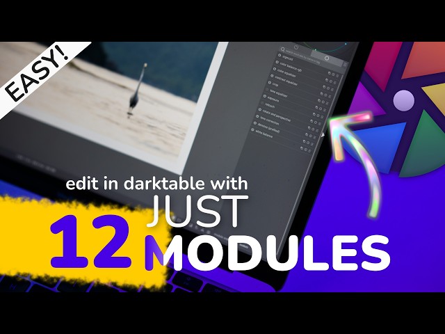 The ONLY 12 Modules You REALLY Need in Darktable!