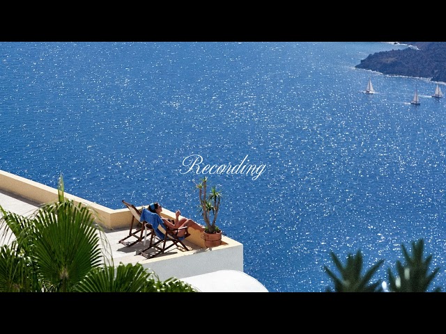 A Sunlit Shimmering Sea, Vintage Jazz Flowing Softly | Summer Jazz for Relaxing