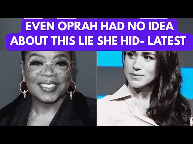 MEGHAN KEPT THESE SECRETS FROM EVEN OPRAH - #meghanmarkle #princeharry #news 