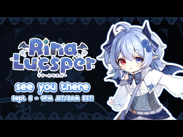【Teaser PV】✮ Rina Lucsper 2.0 Model ✮【VTuber Debut】