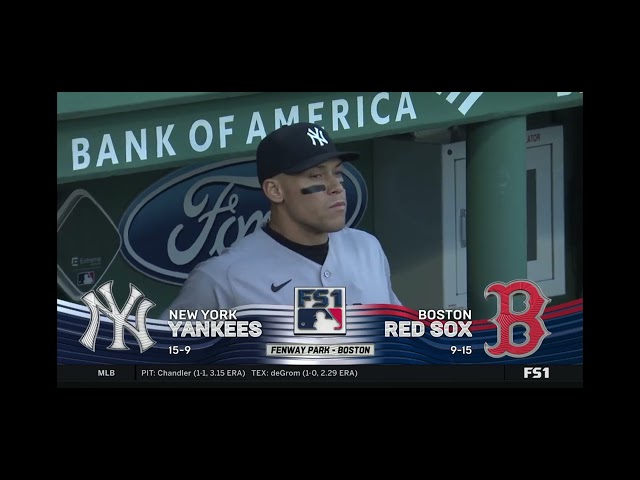 MLB Baseball on FS1 intro NYY at Boston 