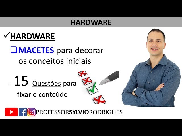 🔥 HARDWARE - Initial Concepts - BIOS, ROM Memory, Hardware and Software