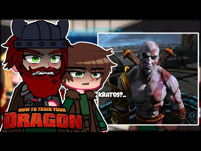 Httyd React to kratos |🇪🇸🇺🇸🇧🇷| Created by: Rethwhite