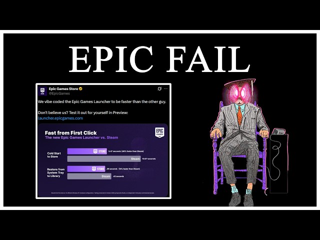 Epic Games Vibe Coded Their Launcher And It Broke