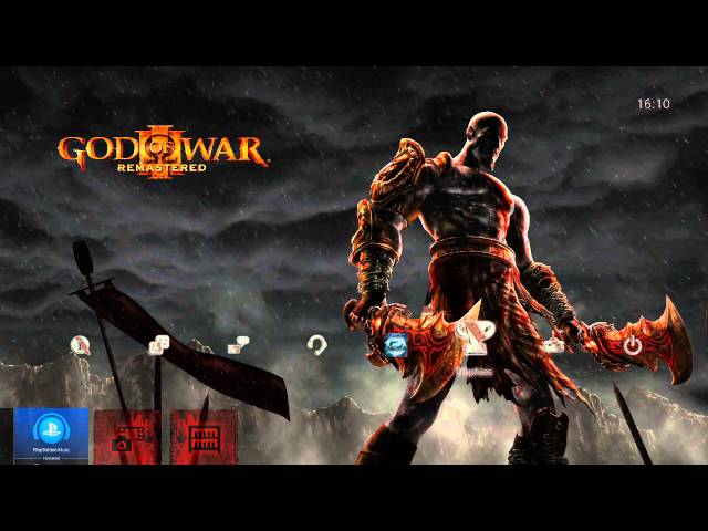 God of War Fall of Olympus Dynamic Theme - God of War 3 Remastered PS4 Pre Order Bonus