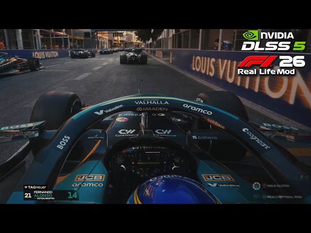 F1 26 DLSS 5 | Fernando Alonso - Monaco GP Onboard Cam
