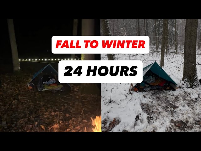 Fall to Winter in 24 HOURS (FALL AND WINTER ASMR)