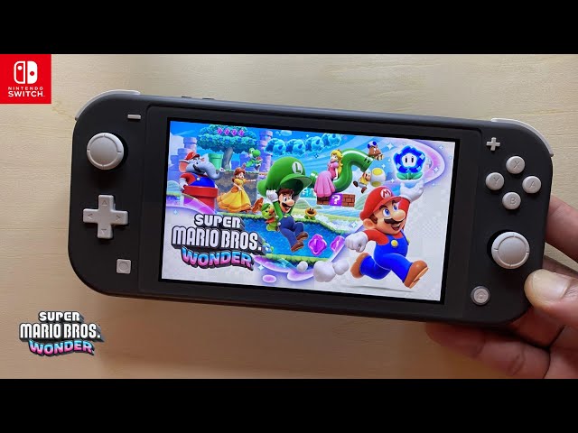 Super Mario Bros. Wonder Nintendo Switch Lite Gameplay