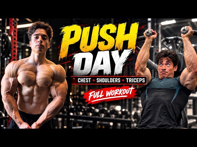 How I Built My Chest, Shoulders & Triceps | Full Push Day Workout
