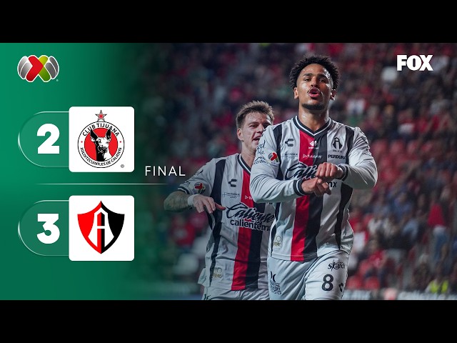 Xolos 2-3 Atlas | RESUMEN | Liga MX | Jornada 10 | Apertura 2026