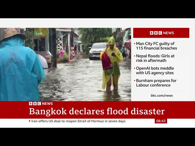 BBC | Bangkok Declares Flood Disaster | 26 september 2026