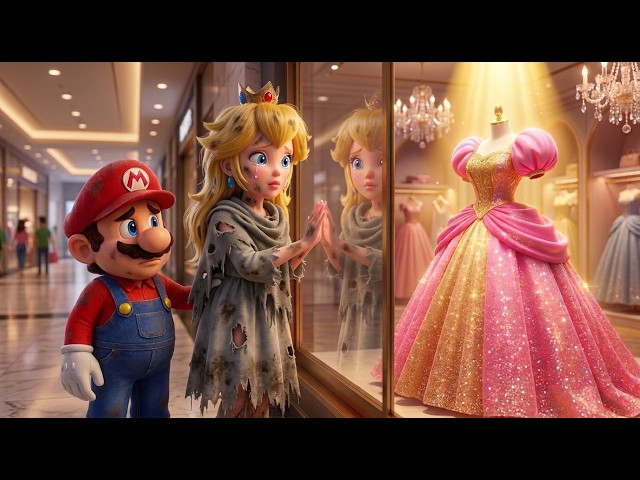 POOR PEACH CAN’T AFFORD HER DREAM DRESS… 😢👗 Super Mario Odyssey Story