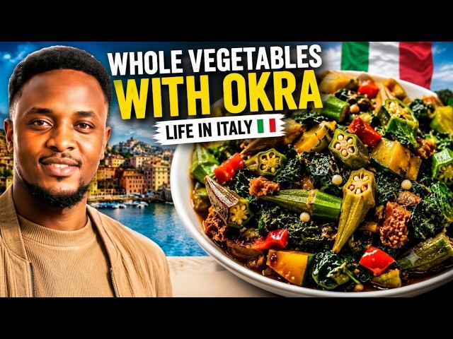 Whole Vegetable with Okra 🇮🇹 | Life in Italy
