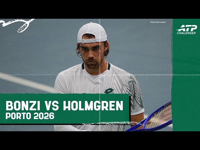 Benjamin Bonzi vs August Holmgren | Porto 2026 Round 1 Highlights