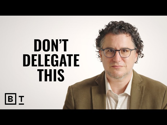 A founder’s rule for AI: Never let it do this for you | Eric Ries