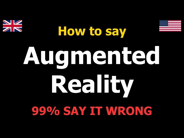 Augmented Reality Pronunciation | AR Technology Vocabulary