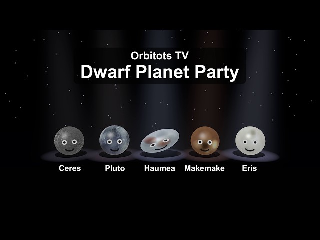 Dwarf Planets Song for Kids | Pluto & Friends Dance | Baby Toddler Sensory