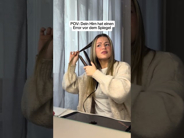 Immer so. 🥹 #grwm #hairstyle #hairtok #hairtutorial #straighthair #straightener