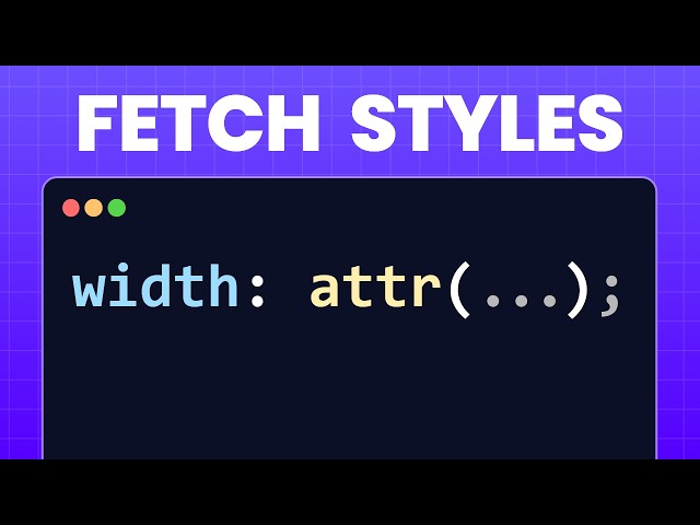 CSS Can Finally Read HTML Attributes