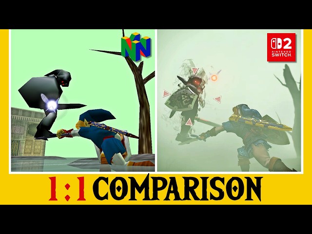 1:1 Comparison between Ocarina of Time Remake and the Original - Part 5