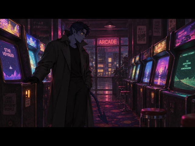 The High Scores Fade... | Rainy Night Lofi Jazz for Deep Focus