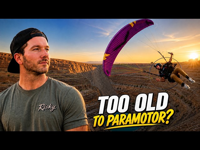 Too Old To Paramotor? - Flying Around And Chatting