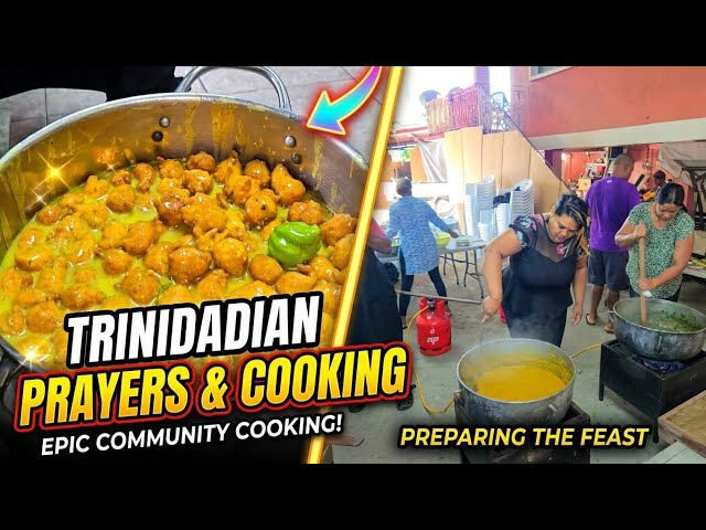 Cooking Traditional Indian Food for Hindu Prayers In Trinidad | Our Culture & Tradition 