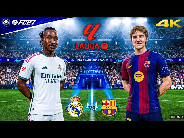FC 27 - Real Madrid vs. Barcelona - La liga 26/27 Full Match | PS5™ Pro [4K60]