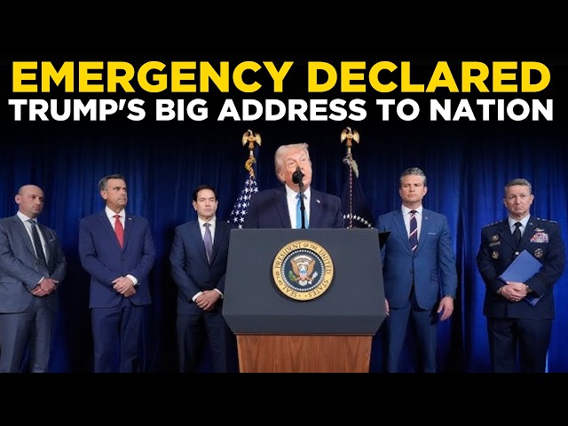 Trump Speech LIVE: Trump Declares National Emergency, America Reacts | US NEWS LIVE | WORLD NEWS