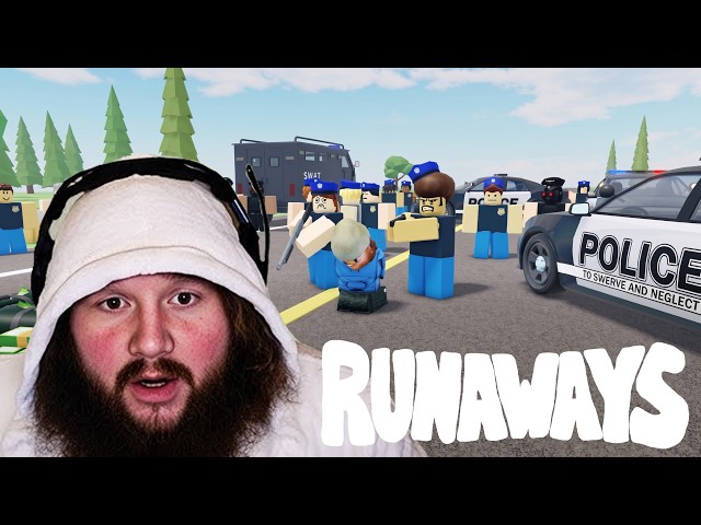 Caseoh is a CRIMINAL in this Roblox GTA 6 | ROBLOX Runaways