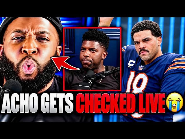 Emmanuel Acho Gets CHECKED LIVE For Speakeasy Dissing Caleb Williams LEONARD FOURNETTE GOES OFF!
