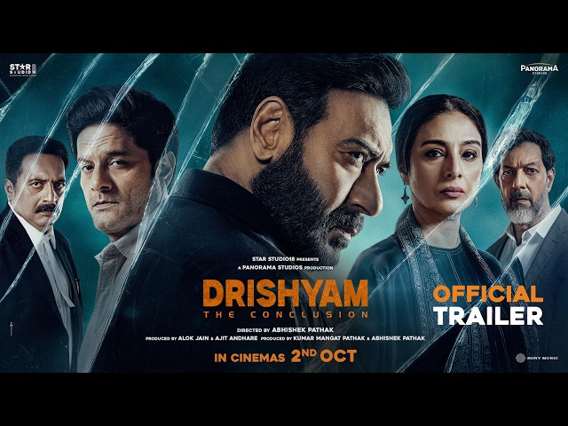 Drishyam: The Conclusion - Official Trailer | Ajay Devgn, Tabu, Jaideep | Abhishek Pathak | 2 Oct