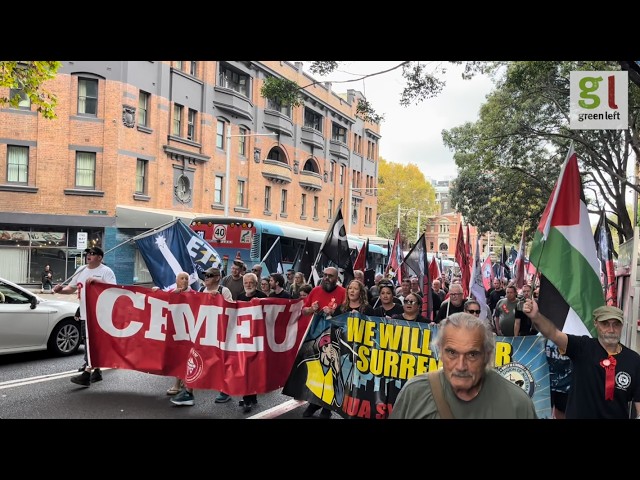2026 May Day march in Gadigal Country/Sydney: 'Union, power!'