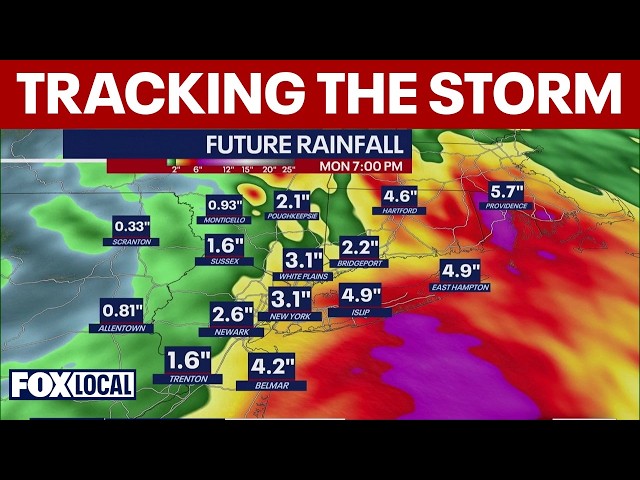 Nor'easter tracking: When will flood threat be the worst?