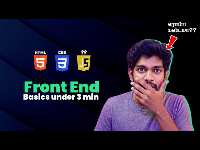 What is FRONT END development? | Web development basics in Tamil