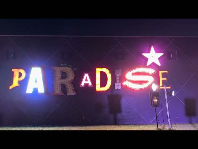 Paradise sign, stock video | The Word "Paradise"