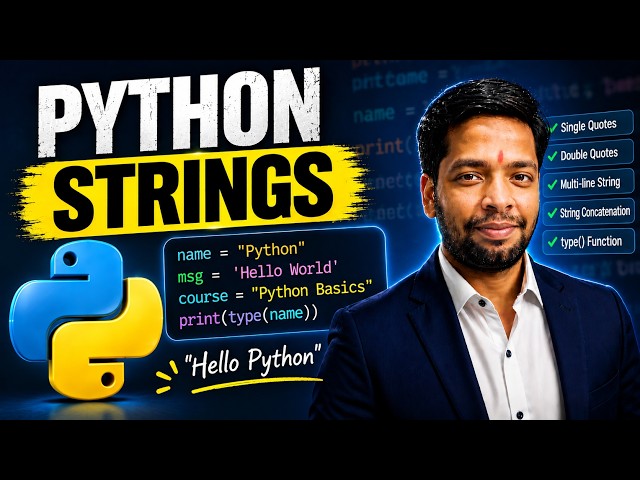 What are Python strings? | Python Basics 5