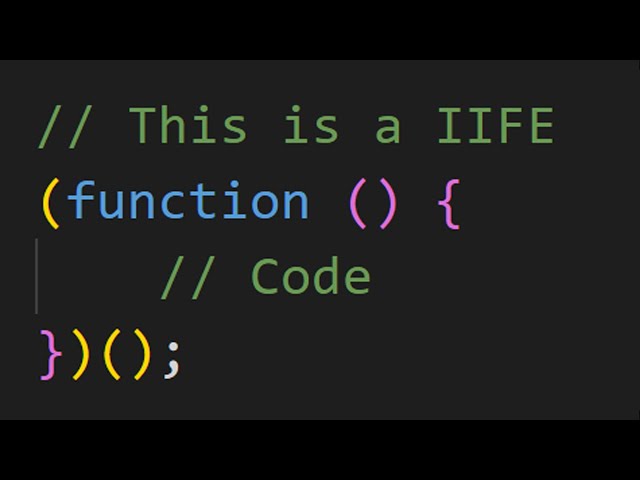 What is a IIFE? JavaScript Tutorial #Shorts - (Now Actually Vertical)