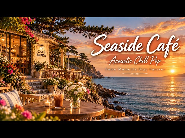🎧 𝐩𝐥𝐚𝐲𝐥𝐢𝐬𝐭 | Some Moments Stay Forever 🌅🌊 | Seaside Café Acoustic Pop ☕ | Work & Relax BGM | 4 Hours