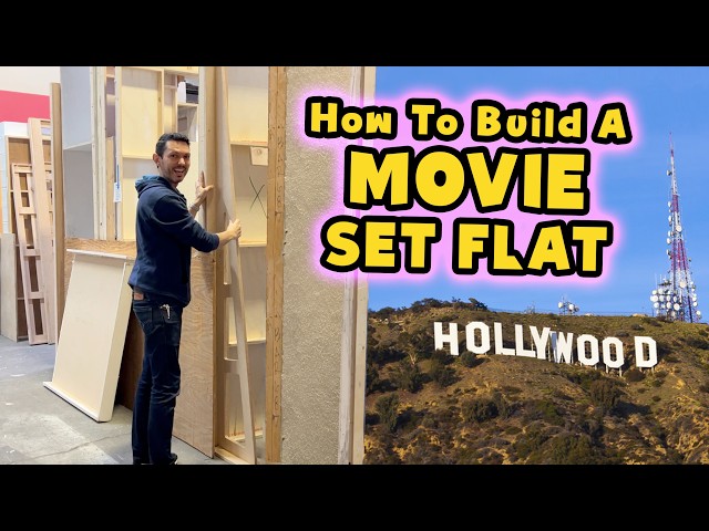 How To Build a 4x8 Movie Set Flat (Easy DIY Tutorial)