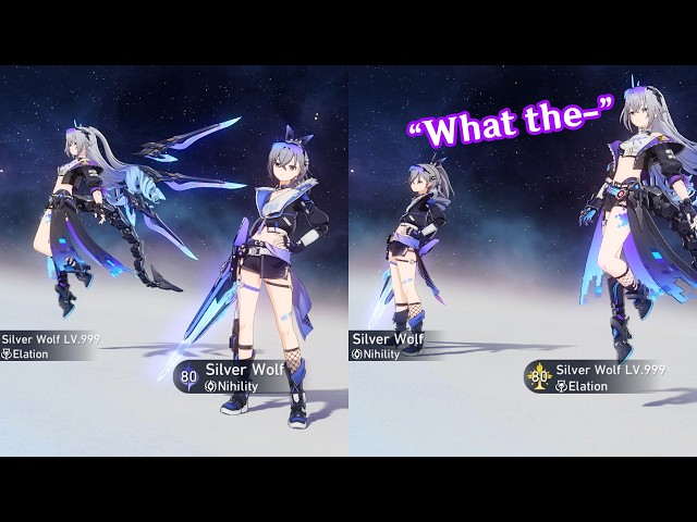 Silver Wolf 999 reaction when added w/ Herself 😭 | Honkai Star Rail v4.2