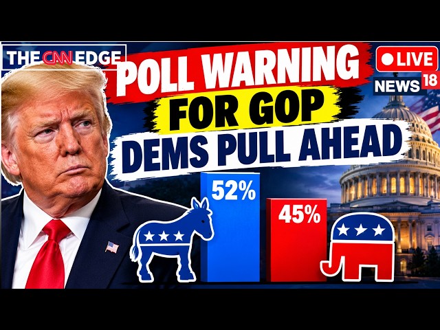 US Midterm 2026 LIVE: Poll Warning for GOP | Democrats Pull Ahead as Trump Approval Hits Record Low